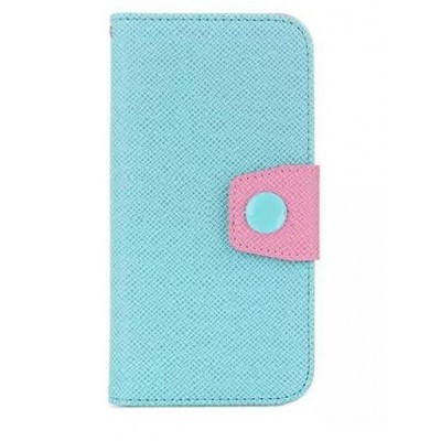 Flip Cover for Celkon Win 400 - Blue