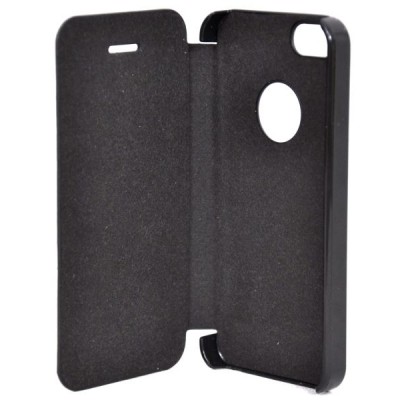 Flip Cover for Gresso Mobile iPhone 4 Black Diamond - Black