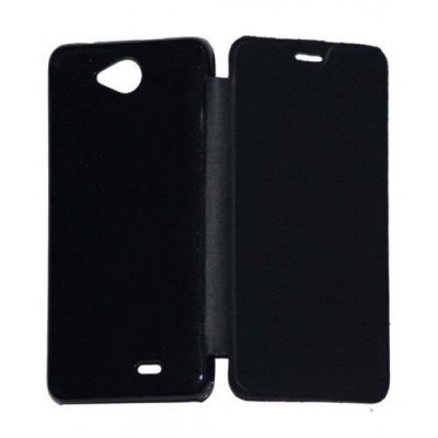 Flip Cover for Intex Aqua Life III - Black