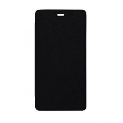 Flip Cover for Intex Aqua Turbo 4G - Black