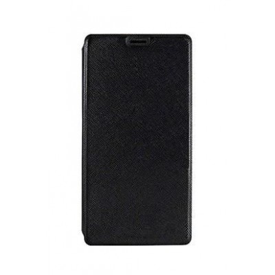 Flip Cover for Intex Cloud 4G Star - Black