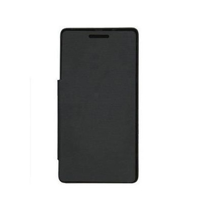 Flip Cover for Micromax Bolt Q338 - Black
