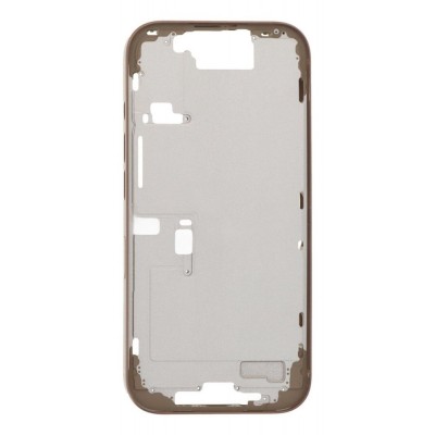 Lcd Frame Middle Chassis For Apple Iphone 16 Pro Gold By - Maxbhi Com