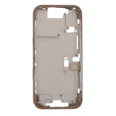 Lcd Frame Middle Chassis For Apple Iphone 16 Pro Gold By - Maxbhi Com