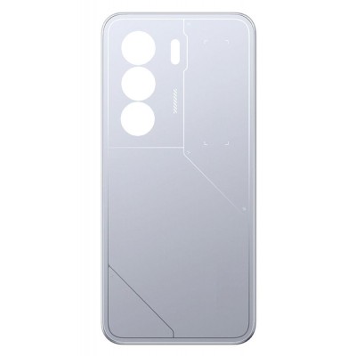 Back Panel Cover For Itel Power 70 Silver - Maxbhi Com