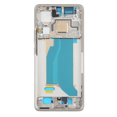Lcd Frame Middle Chassis For Xiaomi Redmi K70 Ultra White By - Maxbhi Com
