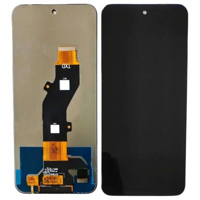 Lcd With Touch Screen For Itel P65 Grey By - Maxbhi Com