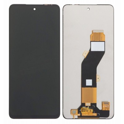 Lcd With Touch Screen For Zte Blade A75 4g White By - Maxbhi Com