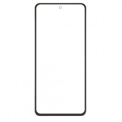 Replacement Front Glass For Vivo V40 Lite 5g Black By - Maxbhi Com