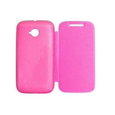 Flip Cover for Moto E 2nd Gen 4G - Pink
