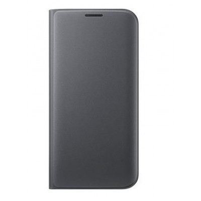 Flip Cover for Samsung Galaxy S7 Edge - Grey