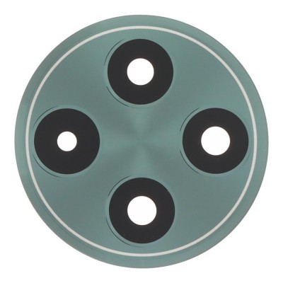 Camera Lens Glass With Frame For Oppo Reno12 F 5g Black By - Maxbhi Com