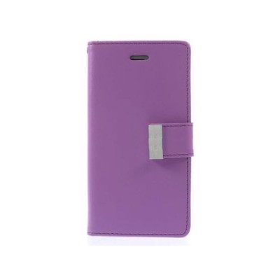 Flip Cover for Adcom Thunder Kit Kat A47 - Purple
