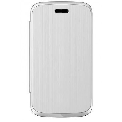 Flip Cover for Celkon Evoke A43 - White