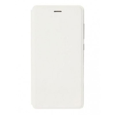 Flip Cover for Celkon Millennium Glory Q5 - White
