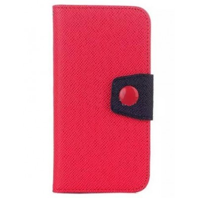 Flip Cover for Celkon Win 400 - Red
