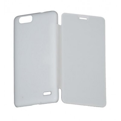 Flip Cover for Intex Aqua Life V - White