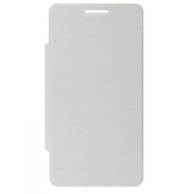 Flip Cover for Intex Aqua Lite - White
