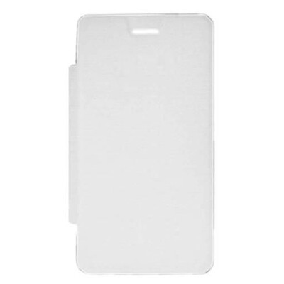 Flip Cover for Intex Aqua Raze - White
