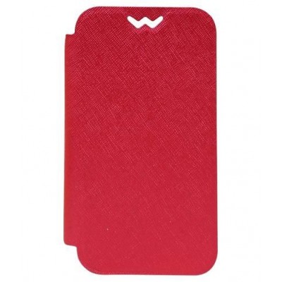 Flip Cover for Intex Cloud Pace - Red