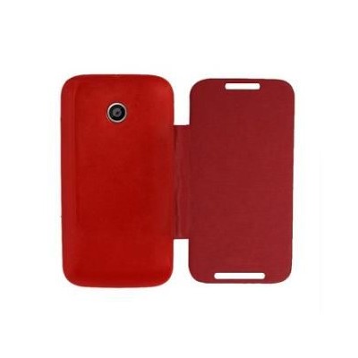 Flip Cover for Moto E 2nd Gen 4G - Red