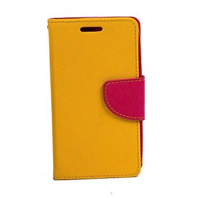 Flip Cover for Samsung Galaxy Core I8262 with Dual SIM - Red & Yellow