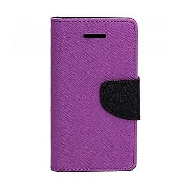 Flip Cover for Spice Mi-525 Pinnacle FHD - Purple
