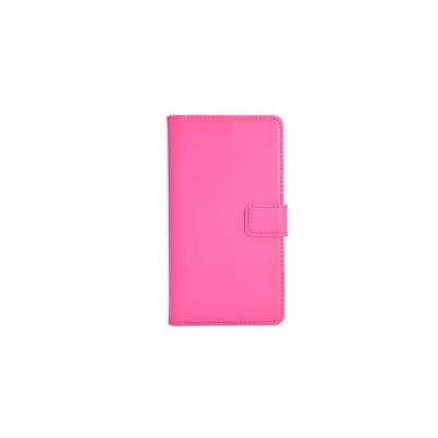 Flip Cover for Spice Stellar Glide Mi-438 - Pink