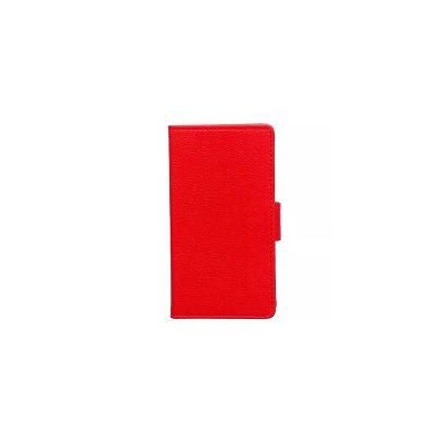 Flip Cover for Spice Virtuoso Pro Plus Mi-492 - Red