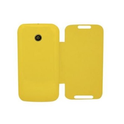 Flip Cover for Moto E 2nd Gen 4G - Yellow