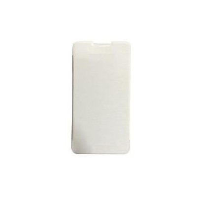 Flip Cover for Panasonic Eluga Mark - White
