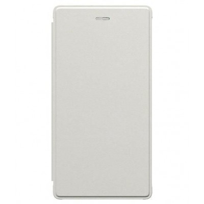 Flip Cover for Panasonic P66 Mega - White