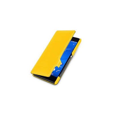 Flip Cover for Sony Xperia Z3+ White - Yellow