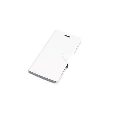 Flip Cover for Spice Mi-504 Smart Flo Mettle 5X - White