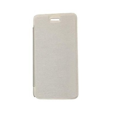 Flip Cover for Spice Xlife Proton 4 - White
