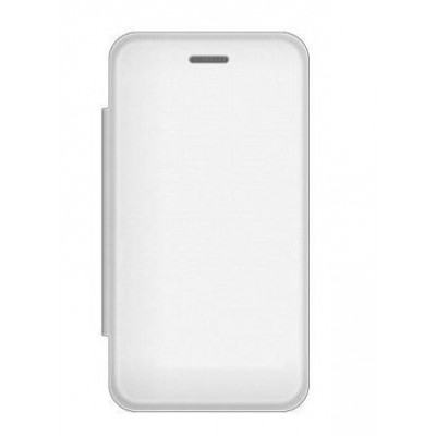 Flip Cover for Videocon Infinium Z41 Aire - White