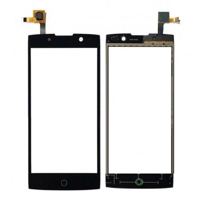 Touch Screen Digitizer For Alcatel One Touch Flash 2 Black By - Maxbhi Com