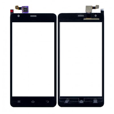 Touch Screen Digitizer For Intex Aqua Sense 5 0 Black By - Maxbhi Com