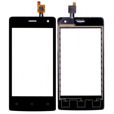 Touch Screen Digitizer For Intex Aqua Wing Black By - Maxbhi Com