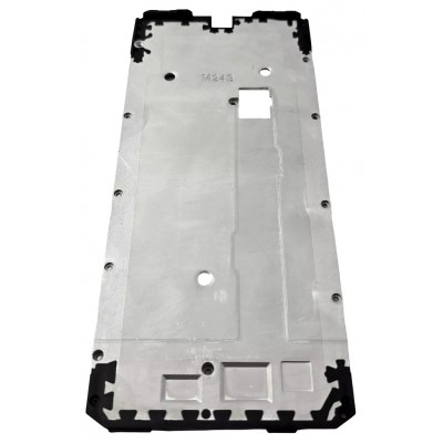 Lcd Frame Middle Chassis For Doogee Fire 6 Max Black By - Maxbhi Com
