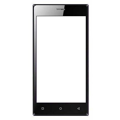 Touch Screen for Zen Admire Fab Q - Black