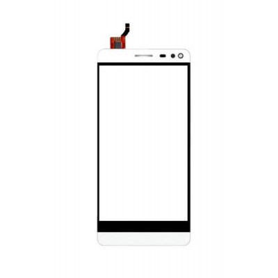 Touch Screen Digitizer For Intex Aqua Raze White By - Maxbhi.com