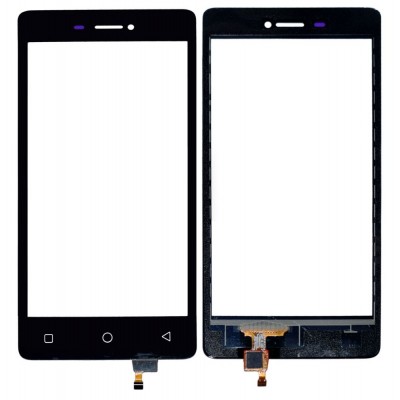 Touch Screen Digitizer For Micromax Canvas Juice 4 Q382 Black By - Maxbhi Com