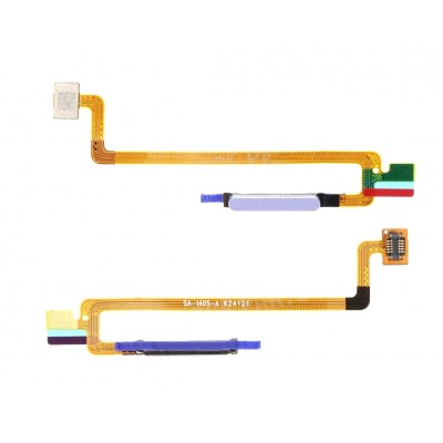 Fingerprint Sensor Flex Cable For Xiaomi Poco M6 4g Purple By - Maxbhi Com