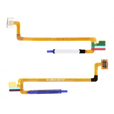 Fingerprint Sensor Flex Cable For Xiaomi Poco M6 4g Silver By - Maxbhi Com