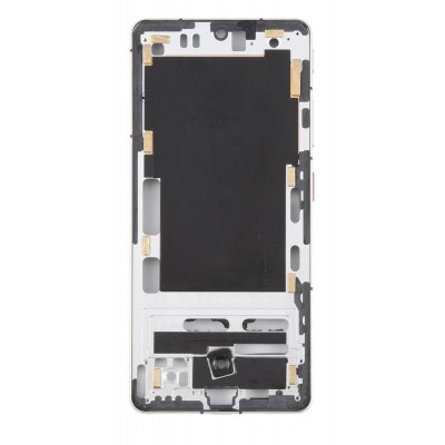 Lcd Frame Middle Chassis For Zte Nubia Z60s Pro White By - Maxbhi Com
