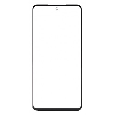 Replacement Front Glass For Tmobile Revvl 7 Pro Black By - Maxbhi Com