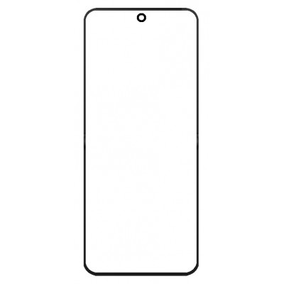 Replacement Front Glass For Xiaomi Mix Flip Black By - Maxbhi Com