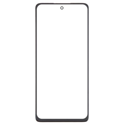 Replacement Front Glass For Tcl 50 Xl 5g Black By - Maxbhi Com