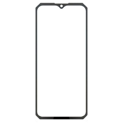 Replacement Front Glass For Oukitel Wp28 E Black By - Maxbhi Com